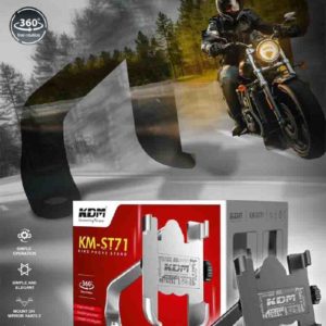 KM ST-71 Bike Mobile Holder – 360° Rotation, Automatic Lock, Stable Design, Black