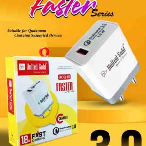 United Gold Single USB 3.0 Qualcomm Quick Charger 18W