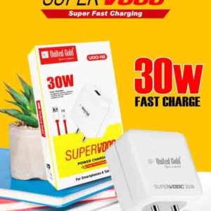 United Gold Smart Charger for Smart Phone & Tablet 30W Pack of 50